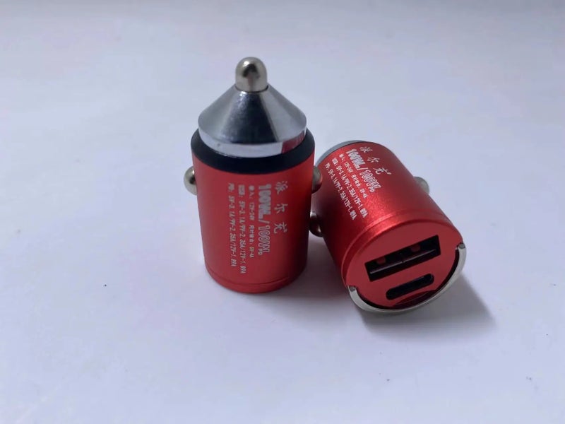 Bluejw 100W USB C Car Charger, PD Fast Charging Automobile Charger, Super Flash Hidden Phone Charger - Image 1